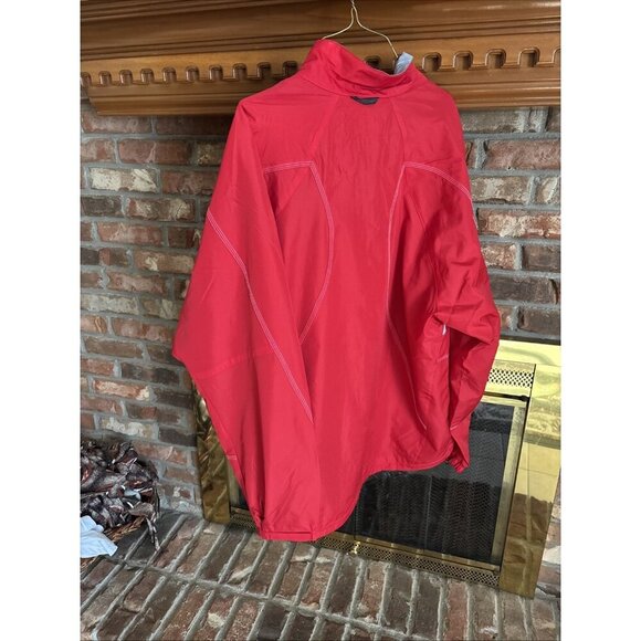 North End Men's Lightweight Hooded Olympic Red/Gray Jacket Windbreaker XL NWT - Picture 2 of 6
